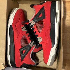 Jordan Kids Red and Black Sneakers
